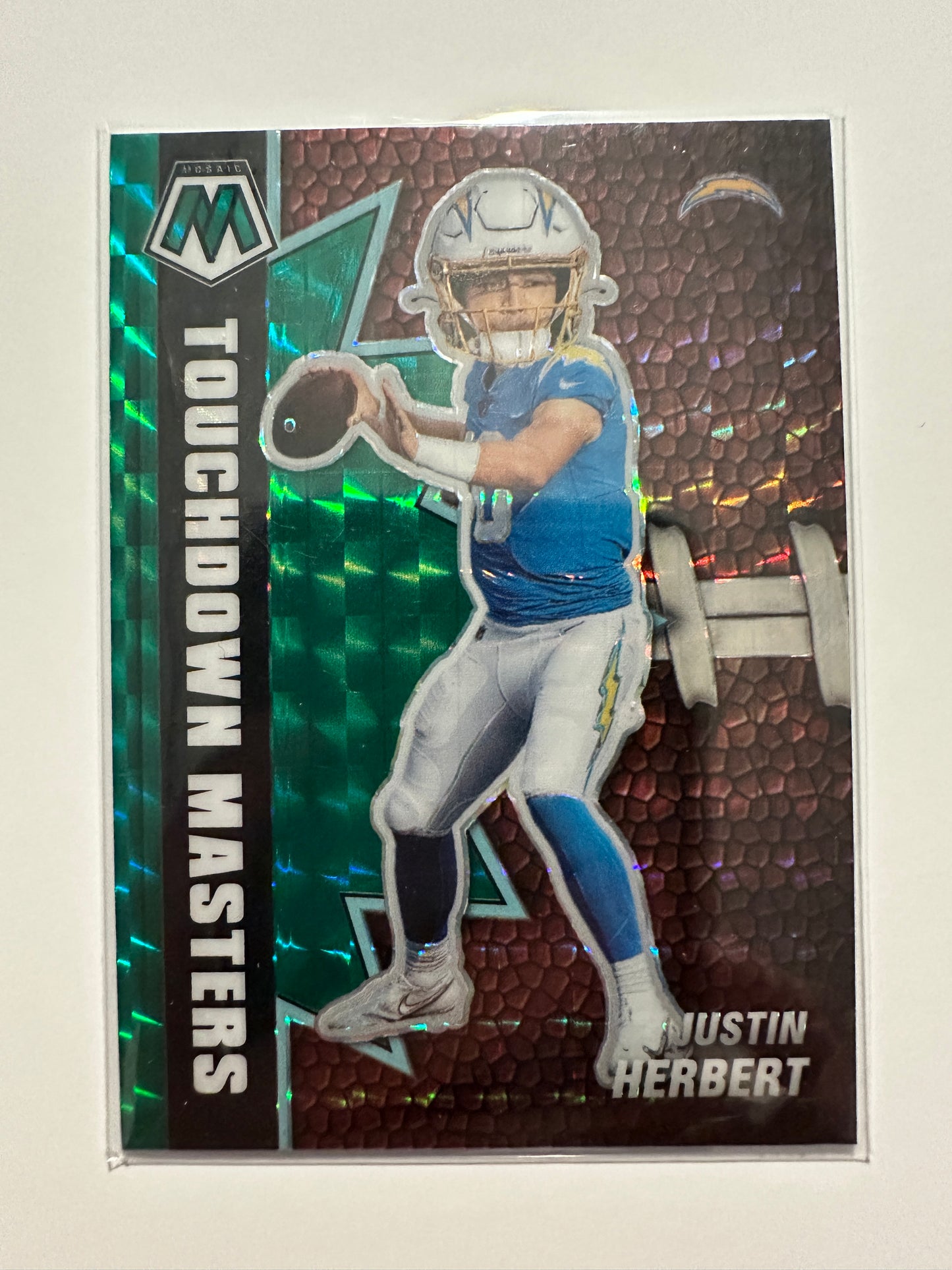 2021 Justin Herbert Card Lot - Die-Cut/Mosaic (2021 Panini)