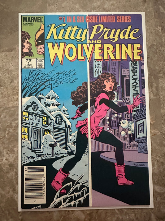 Kitty Pride and Wolverine #1 Newsstand VF 8.0 (Marvel Comics 1984)