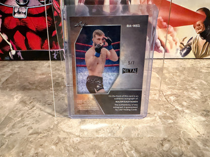 Nazim Sadykhov 2026 Leaf Metal Ring Kings Base Auto Purple /7