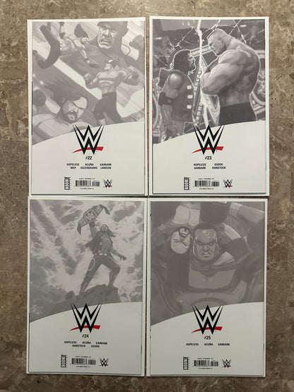 WWE #1-7,9-15,17-25 Near Full Run of 24 Higher Grade (Boom 2019)