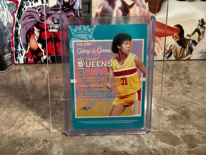 Cheryl Miller 2025 Leaf Glory of the Game Basketball Court Queens Auto /40