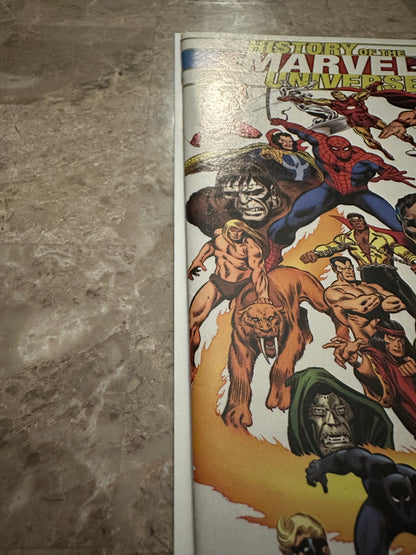 History of the Marvel Universe 1:100 NM 9.4 (2019 Marvel) - John Buscema