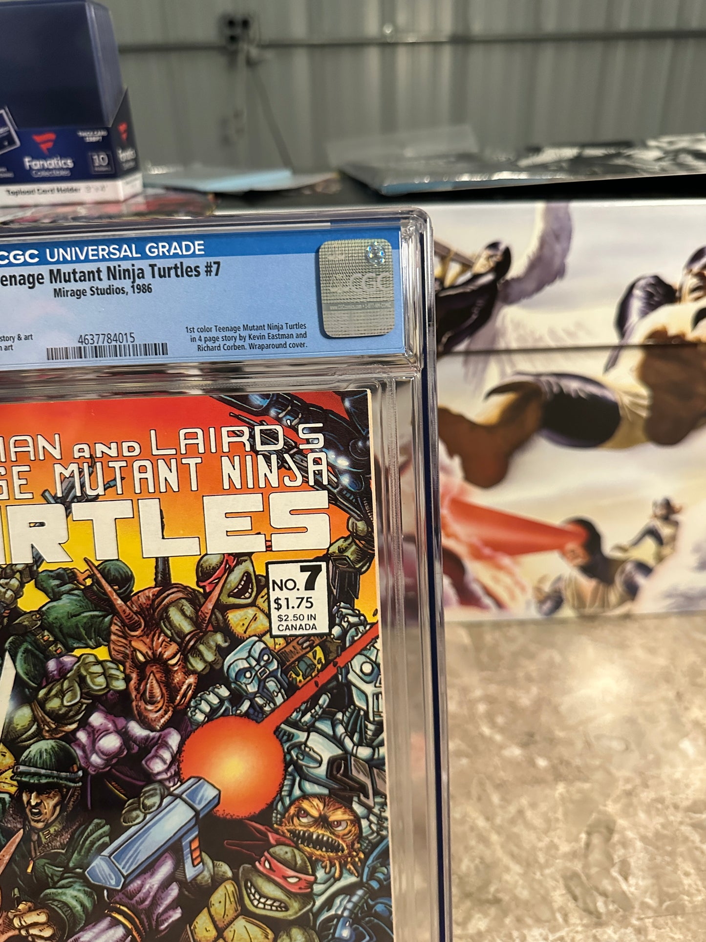 Teenage Mutant Ninja Turtles #7 CGC 9.8 WP (1986 Mirage) - New Case