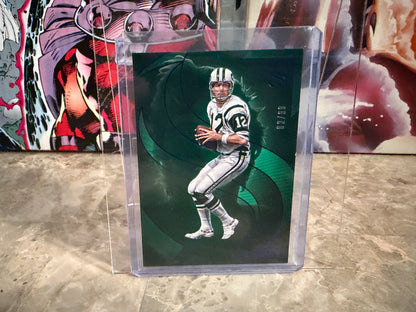 Joe Namath 2025 Panini Silhouette Football Base Blue /99 #64