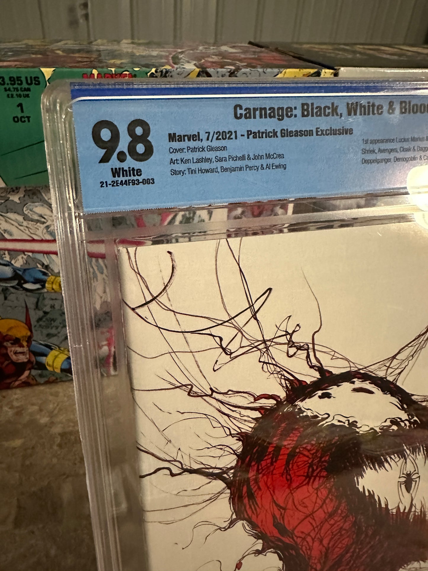 Carnage Black, White & Blood #1 Gleason Virgin CBCS 9.8 (2021 Marvel)