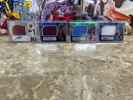 Omarion Hampton Mitchell Bhayshul Tuten McClellan RPA Lot 2025 Leaf Trinity RC SP