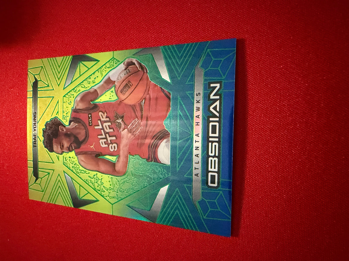 Trae Young 2024-25 Panini Obsidian Basketball Base Caldera SSP #197