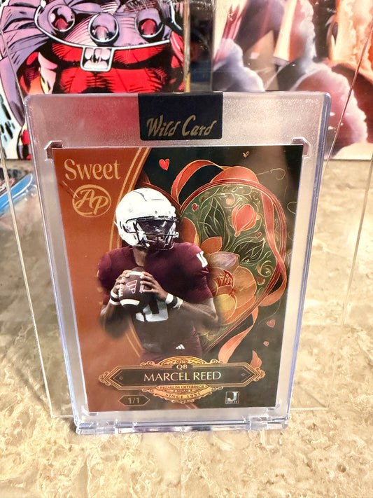 Marcel Reed 2026 Wild Card Wild Art 1/1