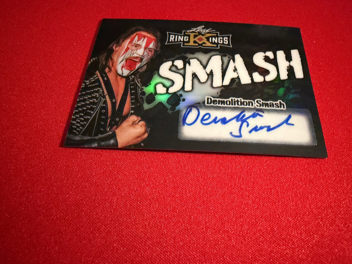 Demolition Smash 2026 Leaf Metal Ring Kings Smash Auto Black /10