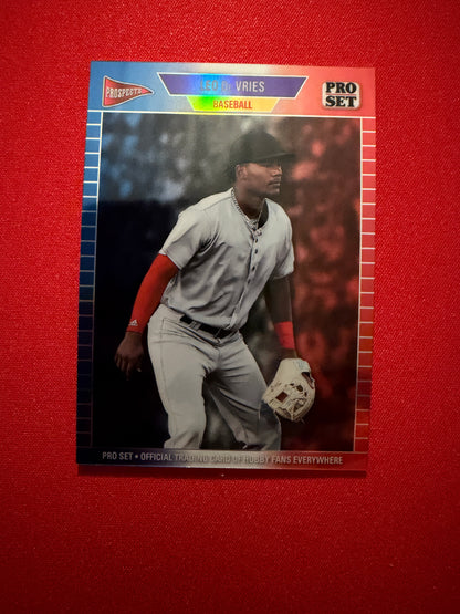 Leo De Vries 2026 Leaf Pro Set Metal Baseball 1989 RWB /6