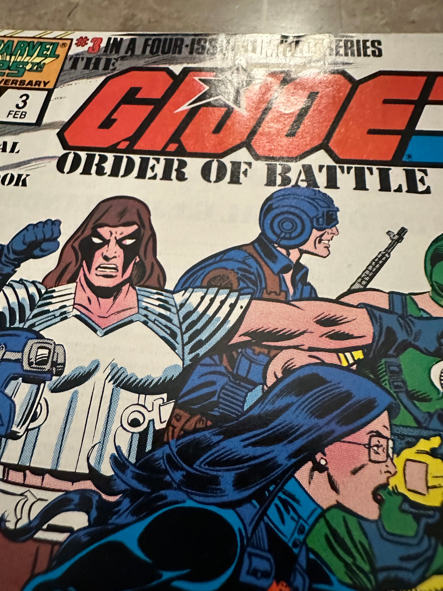G.I. Joe: Order of Battle #1-3 Some Newsstand (Marvel 1986)