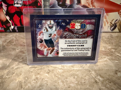 Tommy Carr 2026 Leaf Autograph Collection Football America 250 Super Gold 1/1
