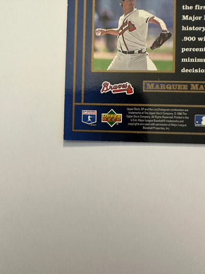 Cal Ripken Jr. #MM9/Greg Maddux #MM10 (1996 Upper Deck SP Marquee Matchups)
