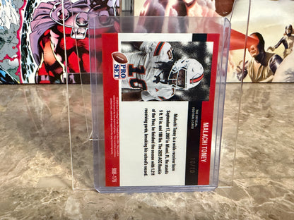 Malachi Toney 2026 Leaf Pro Set Metal Football 1990 Red White Blue RWB 10/10