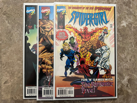 Spider-Girl #3-5 Very High Grade NM (1999 Marvel Comics)