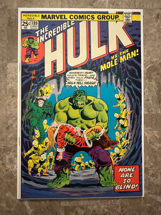 Incredible Hulk #189 VF- 7.5 (Marvel 1975)