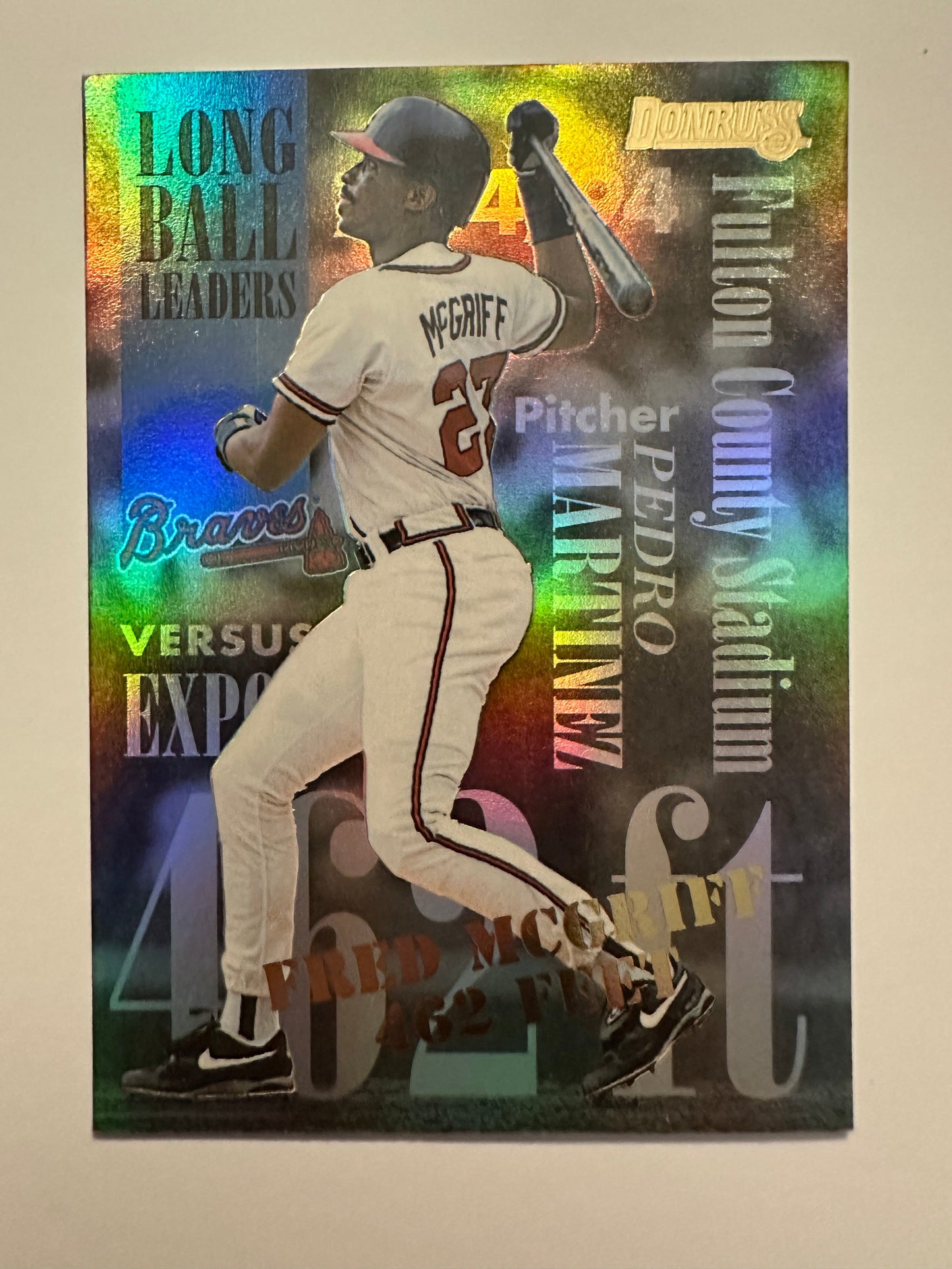 1995 Donruss Long Ball Leaders (8 card set) - Higher grade