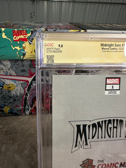 Midnight Suns #1 CGC 9.8 Comic Mint Convention SS Inhyuk Lee (2022 Marvel)