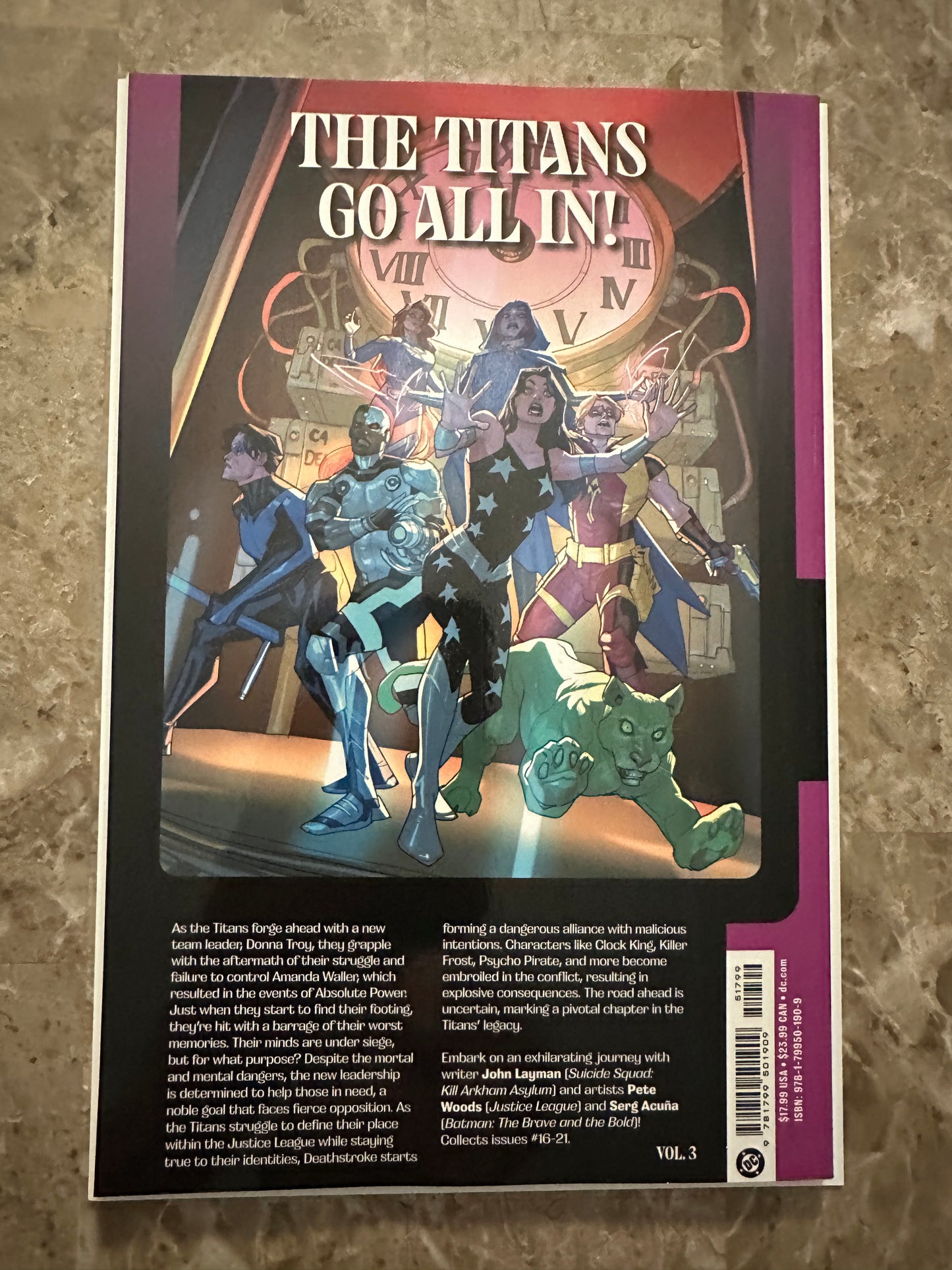 Titans TPB Vol. 3 All-In High Grade (2025 DC) - Hard Feelings