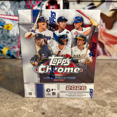 2026 Topps Chrome MLB Baseball Logofractor Edition Mega Box