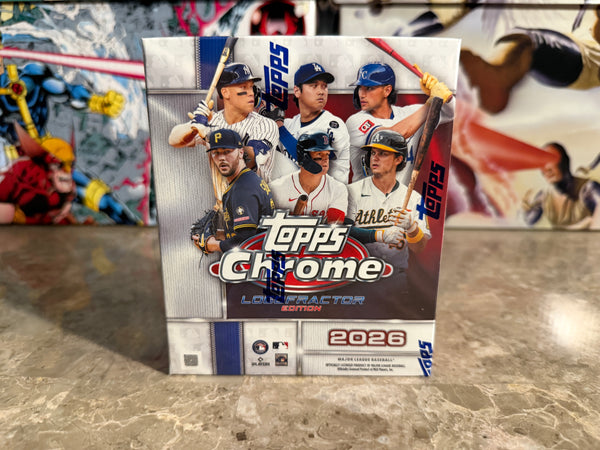 2026 Topps Chrome MLB Baseball Logofractor Edition Mega Box