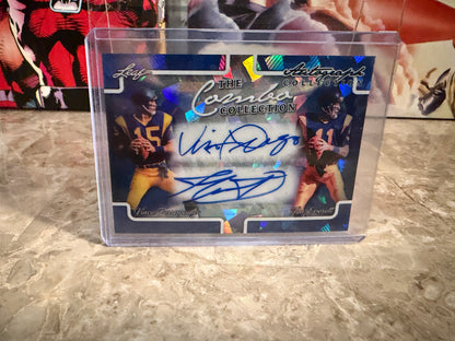 Ferragamo Everett 2026 Leaf Autograph Collection Combo Dual Auto Cracked Ice 1/1