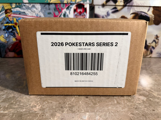 2026 Super Break Pokemon PokeStars Series 2 Hobby 5-Box Case
