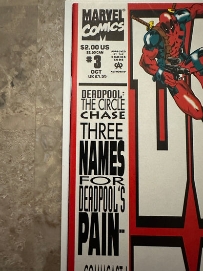 Deadpool #3 NM- 9.2-9.4 (1993 Marvel)