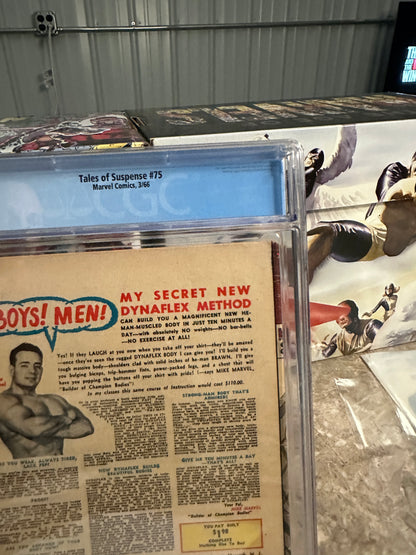 Tales of Suspense #75 CGC 5.5 OWP (1966 Marvel)