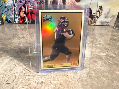 2026 Leaf Metal Football Cam Skattebo 1950 Gold Auto 1/1 Lot