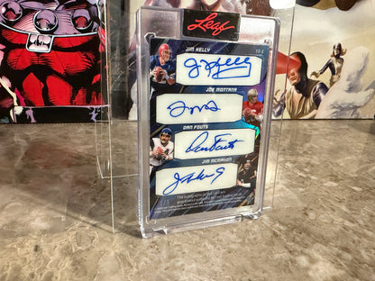 Peyton Manning Brees Favre Montana 2026 Leaf Signature Series The Ocho 8-Auto 1/1