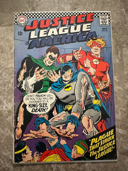 Justice League of America #44 G+ 2.5 (1965 DC Comics)
