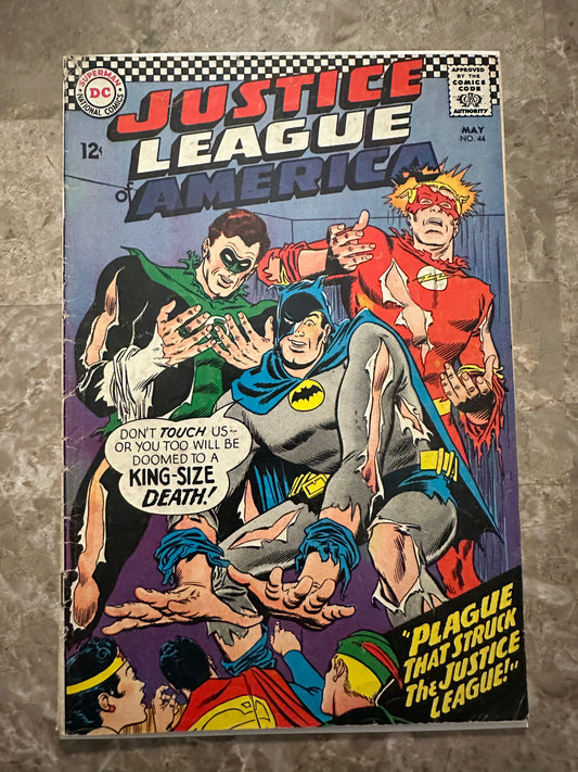 Justice League of America #44 G+ 2.5 (1965 DC Comics)