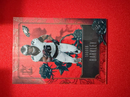 Saquon Barkley 2025 Topps Signature Class Football Roses Clear SSP #Roses-7