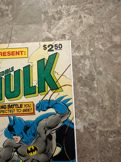 Batman vs. The Incredible Hulk FN- 5.5 (1981) - Treasury Edition