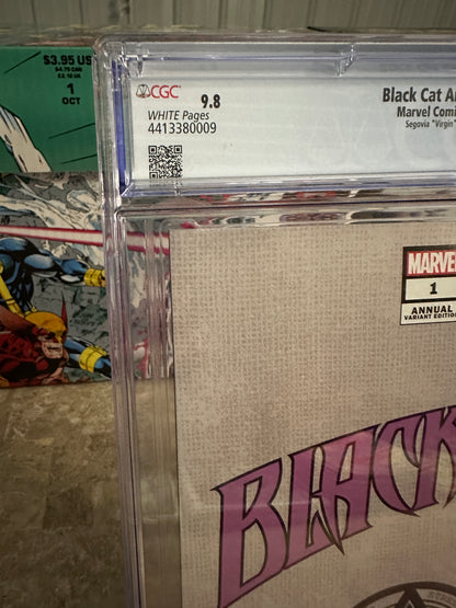 Black Cat Annual #1 Segovia Virgin CGC 9.8 (2021 Marvel)