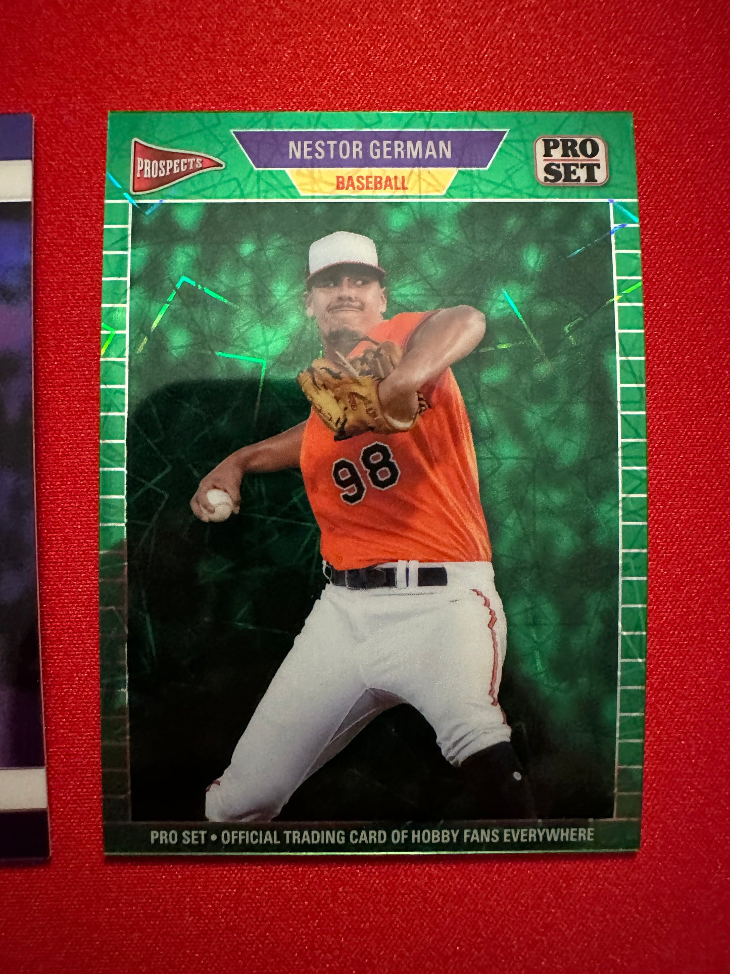 2026 Leaf Pro Set Baseball Nestor German Two-Card Prospect Lot