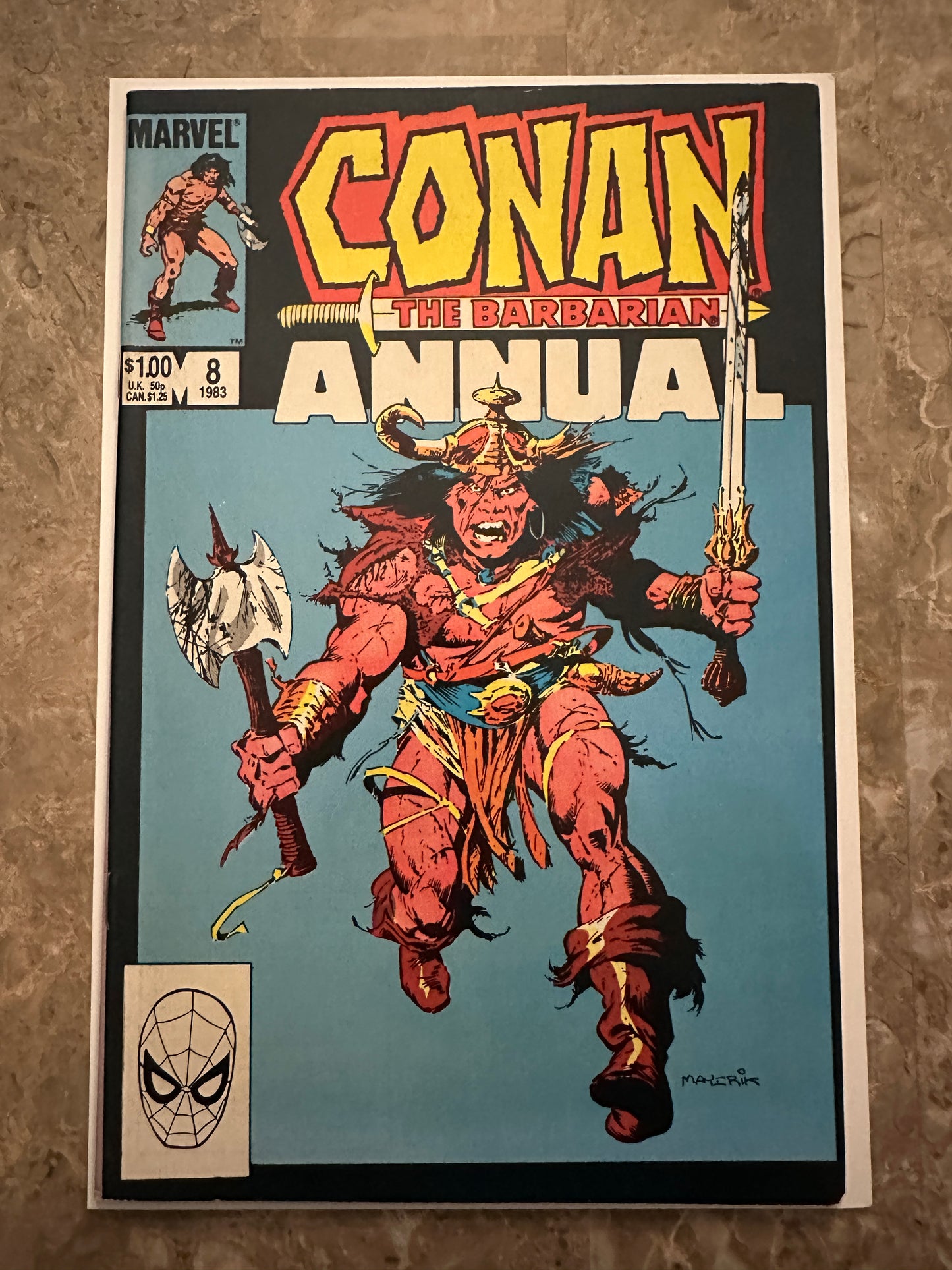 Conan the Barbarian Annual #7-8 Higher Grade (Marvel Comics 1982)