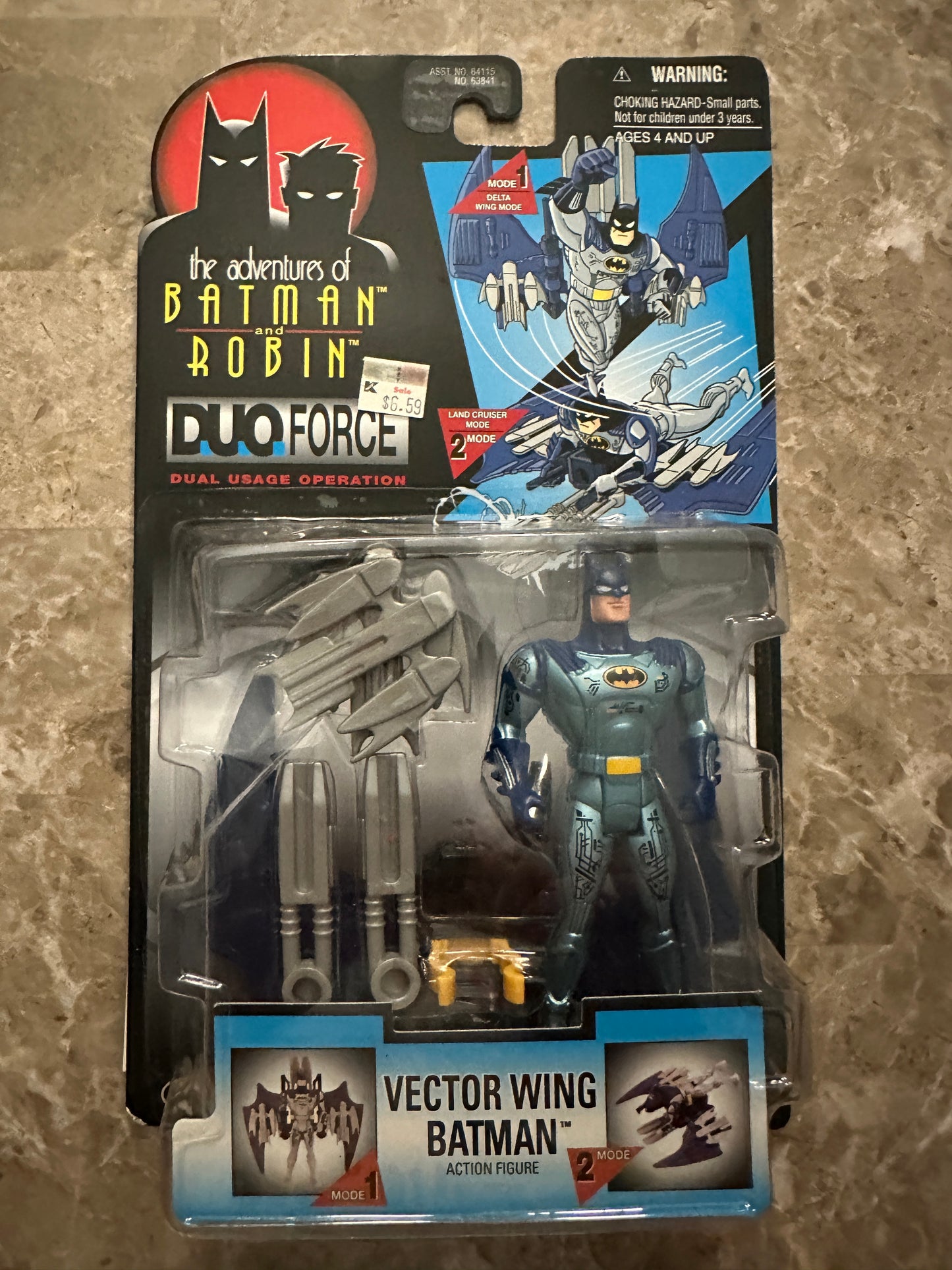 The Adventures of Batman & Robin Vector Wing Batman (Kenner) - New Sealed