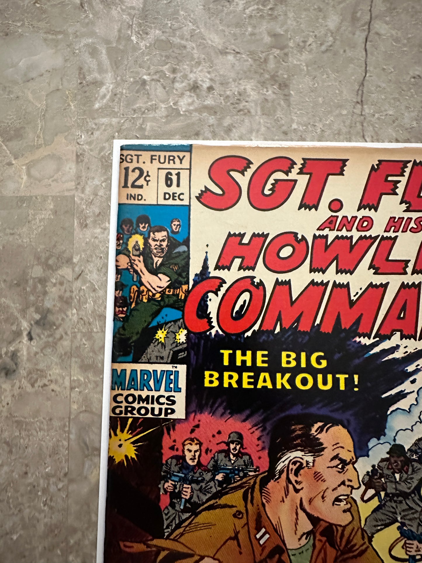 Sgt Fury #61 FN- 5.5 (Marvel Comics 1968)