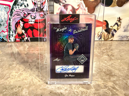 Gio Rojas 2026 Leaf Seasons In the Sun Baseball Magic of Baseball Auto /7