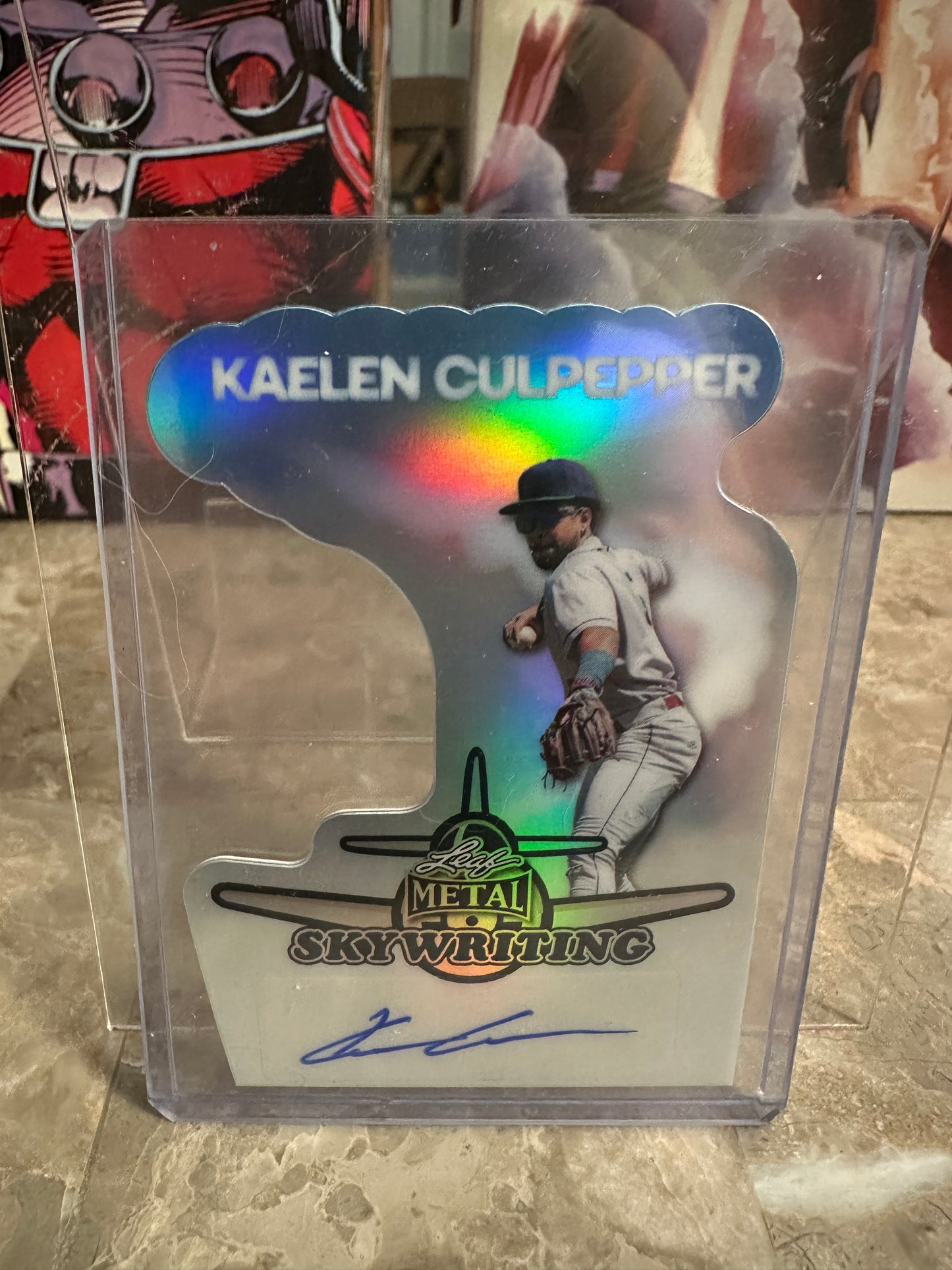2026 Leaf Metal Kaelen Culpepper SKYWRITING Die-Cut Auto 1/10 - BOOKEND