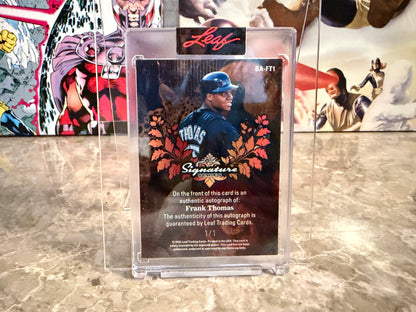 Frank Thomas 2026 Leaf Signature Series Sports Auto Super Gold Prismatic 1/1