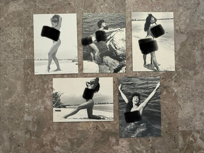 Bunny Yeager's Beach Bettie in the Buff 5 Card Set (1994 21st Century)