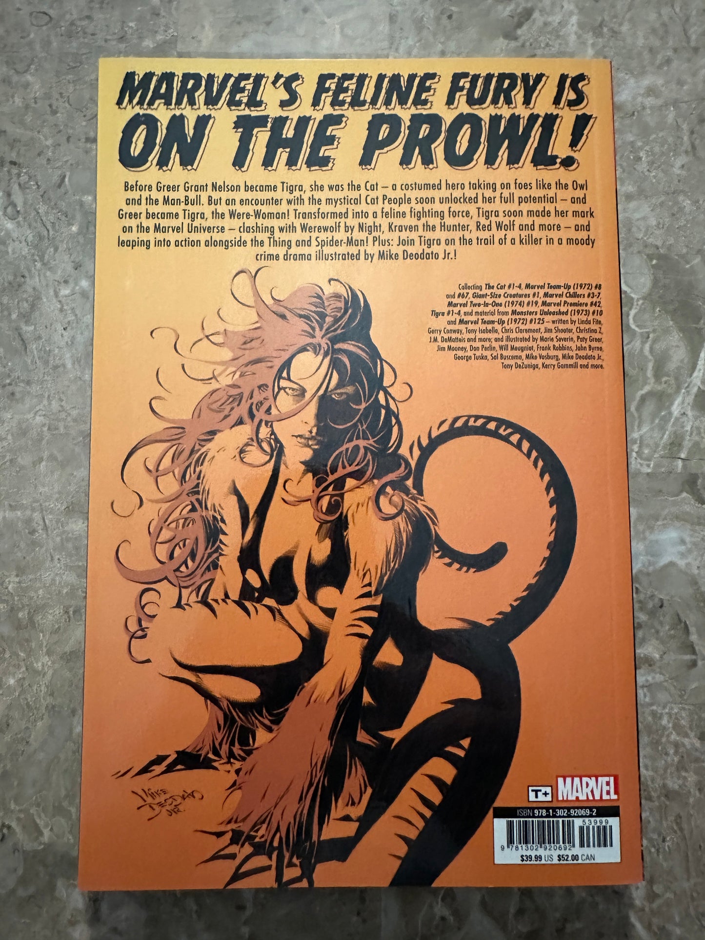Tigra: The Complete Collection TPB OOP (Marvel Comics 2019)