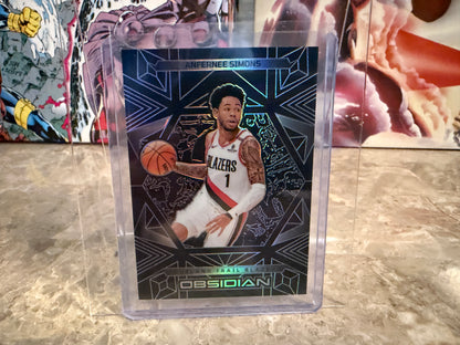 Anfernee Simons 2024-25 Panini Obsidian Basketball Base #19