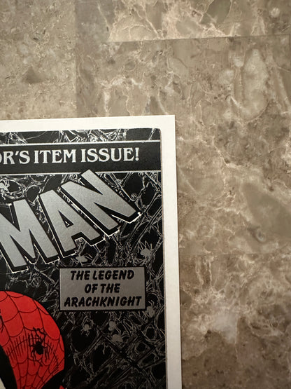 Spider-Man #1 Silver NM- 9.2-9.4 (1990 Marvel Comics)