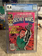 Marvel Super-Heroes: Secret Wars #12 Newsstand CGC 9.4 WP (1984) - New Case
