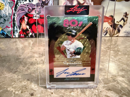 Jose Canseco 2026 Leaf Signature Series Sports 80s Series Auto Super Gold 1/1