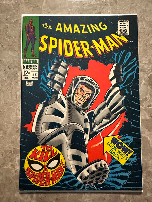 Amazing Spider-Man #58 VF- 7.5 (Marvel Comics 1968)